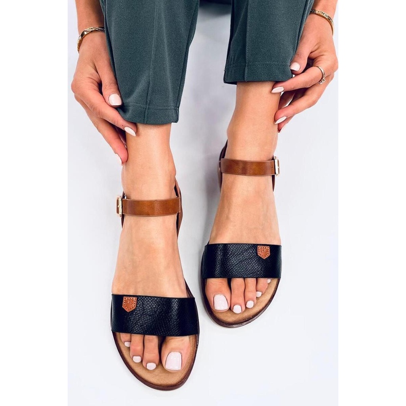 Sandale de dama negre negru 1