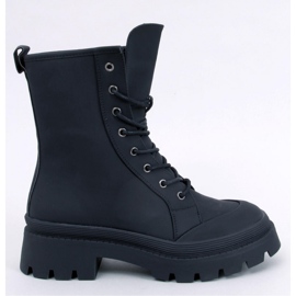 Botine de muncitor Parsons negre cu siret - Inello negru 1