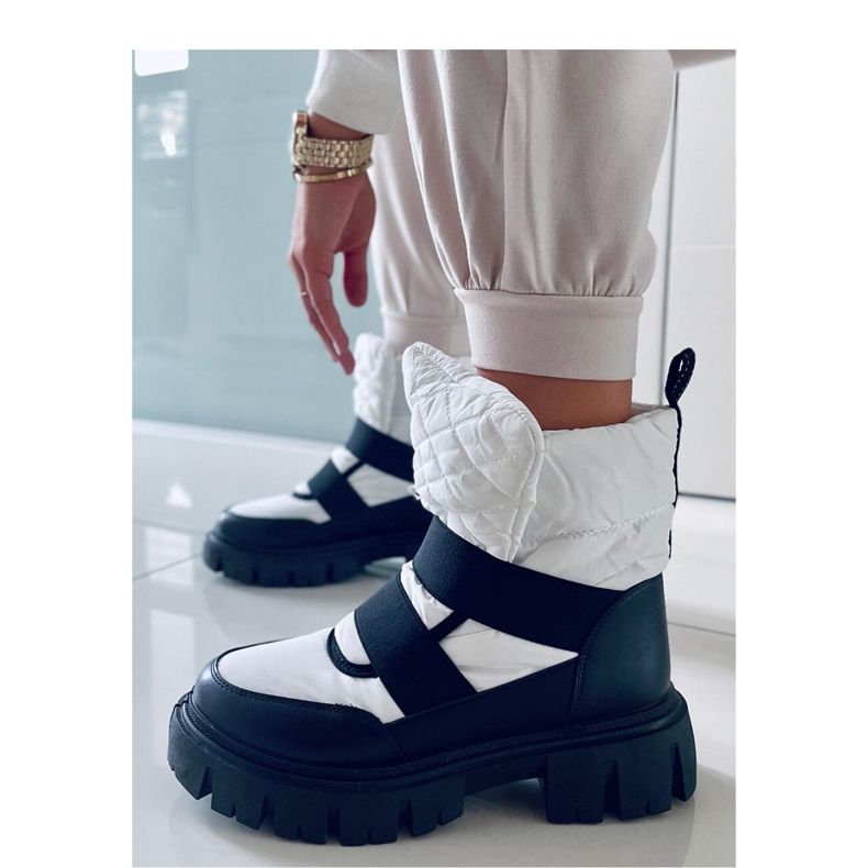 Cizme de zăpadă damă Uffie White - Inello alb 2