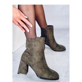 Botine netede cu toc înalt Weish DK.GREEN - Inello verde 2