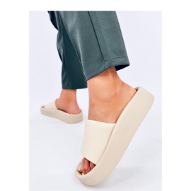 Sandale de damă Fontes Beige moi - Inello bej 1