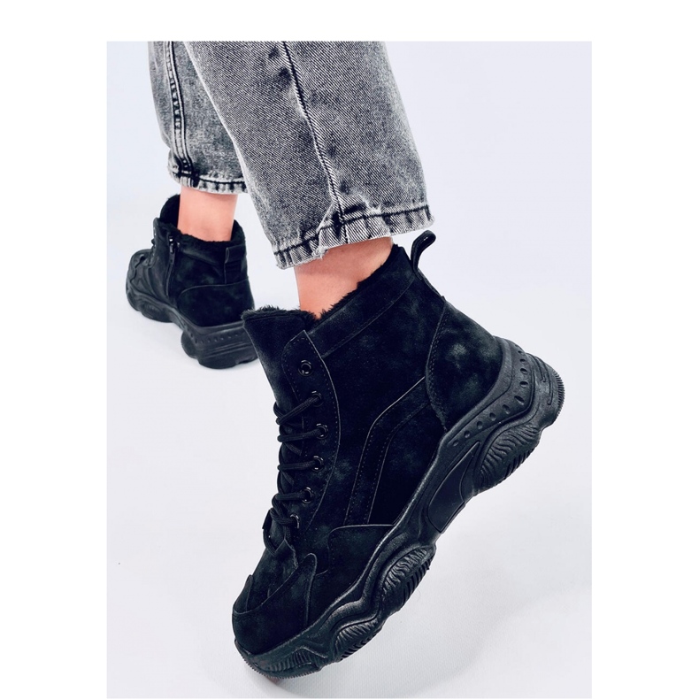 Elius Black - Adidași de iarnă izolați Inello negru 2