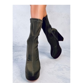 Botine cu platformă Baldacci verzi - Inello verde 2