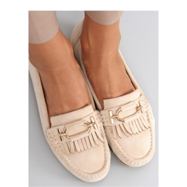 Mocasini dama Leif Khaki - Inello bej 2
