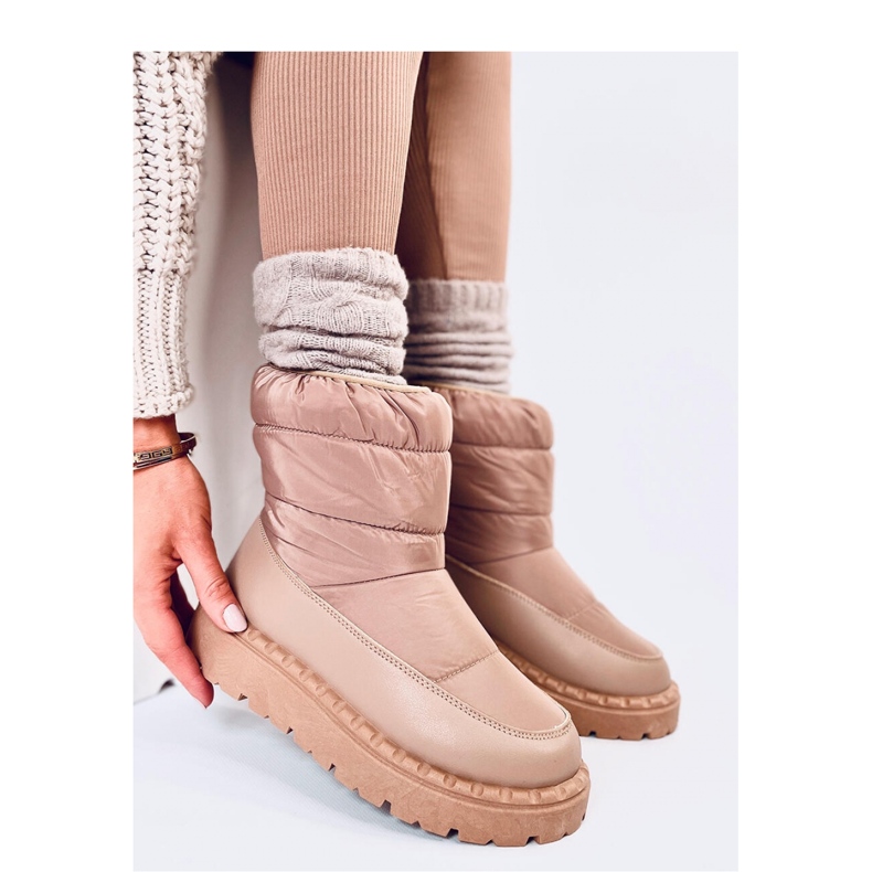 Javier Khaki - Cizme de zapada din nylon Inello maro 1