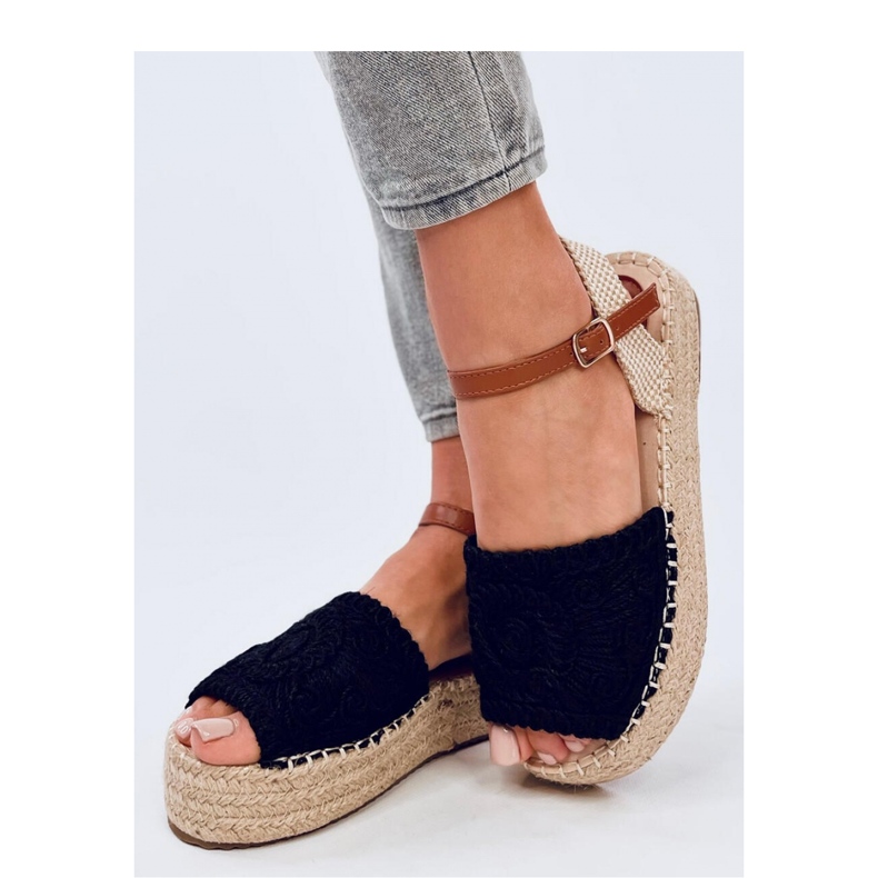 Boho Ingram Sandale espadrile negre - Inello negru 1