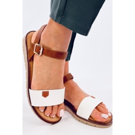 Sandale dama Almera White - Inello alb 1