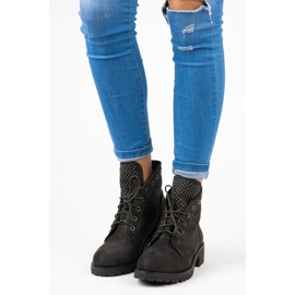 Flyfor Cizme de lucru cu dantelă gri 2 Flyfor Cizme de lucru cu dantelă gri 2