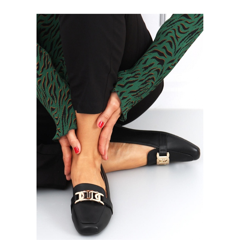 Mocasini dama Lidia Black - Inello negru 1