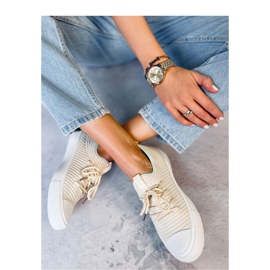 Tenisi sosete dama Bruni LT.BEIGE - Inello bej 1 Tenisi sosete dama Bruni LT.BEIGE - Inello bej 1