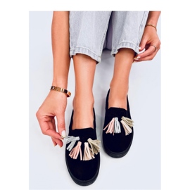 Mocasini Krauss Blackcolor cu franjuri - Inello negru 1 Mocasini Krauss Blackcolor cu franjuri - Inello negru 1