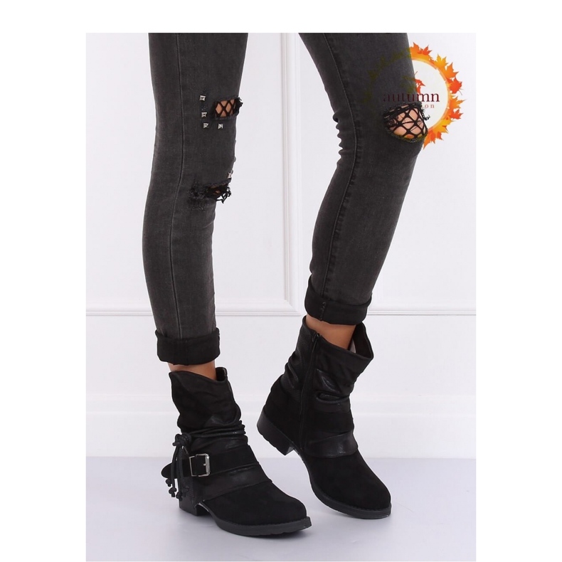 Cizme Militare Negru 201802-11B Negru - Inello 2