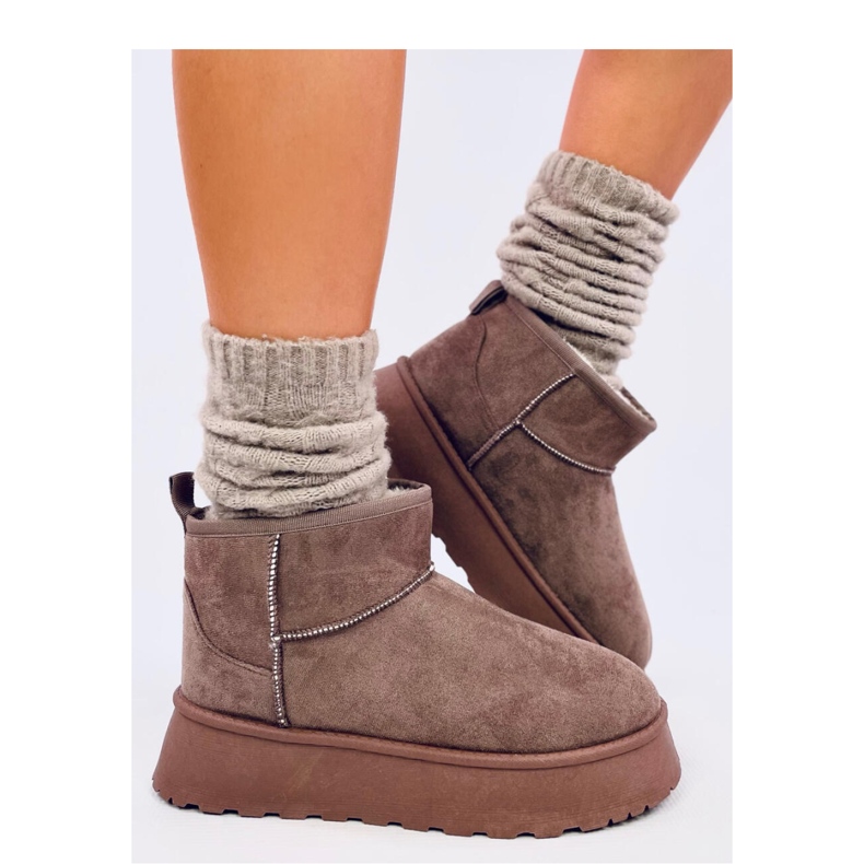 Pantofi cu platformă scurtă Rodmans Khaki - Inello maro 1