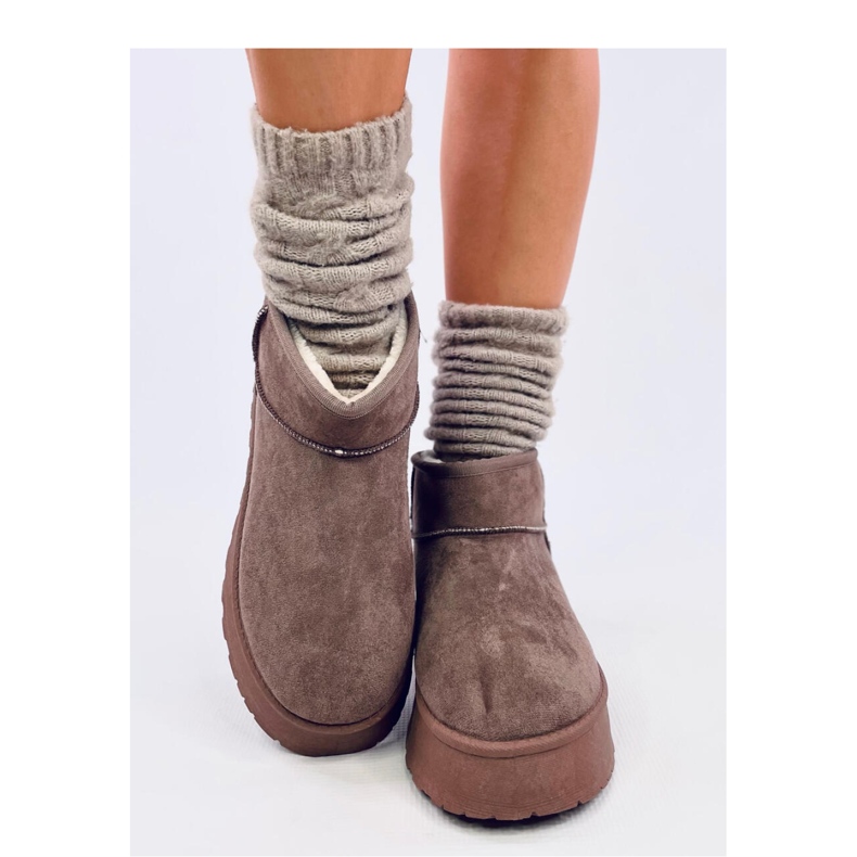 Pantofi cu platformă scurtă Rodmans Khaki - Inello maro 2