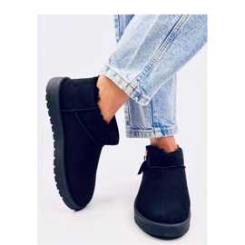 Pantaloni scurti emus cu fermoar de la Frankis Black - Inello negru 2