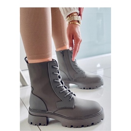 Botine Tamar Green cu siret - Inello verde 2