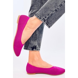 Balerini cu migdale ajurate Sotty Fuchsia - Inello roz 2