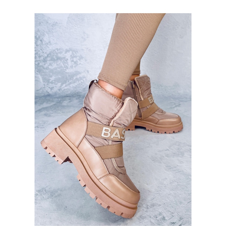 Cizme de zăpadă damă Little Khaki - Inello maro 2