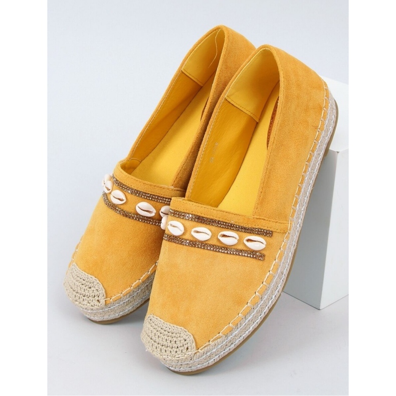 Espadrile cu Coji de Miere 6771 Galben - Inello 1