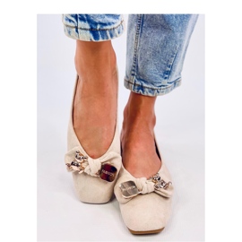 Balerini Cranny Beige ursuleti aurii - Inello bej 1