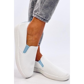 Tenisi slip-on Jousse ALB/ALBASTRU - Inello 3