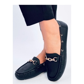 Mocasini de dama Nisa Black - Inello negru 2