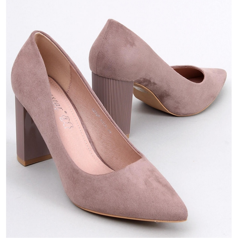 Pompe stiletto Annette Khaki - Inello maro 1