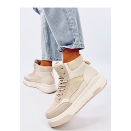 Tenisi înalți Riess Beige - Inello bej 2