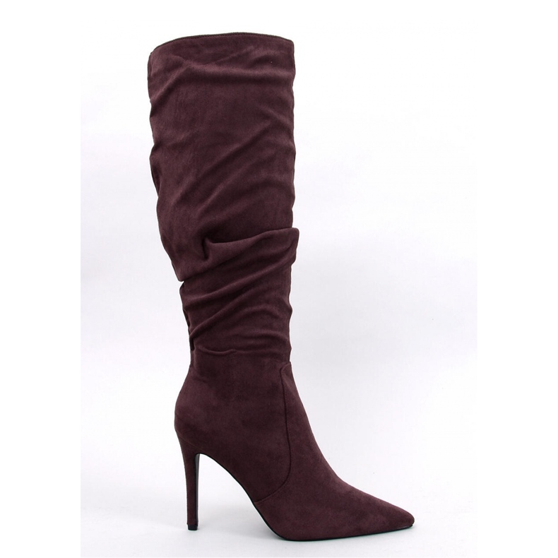 Cizme clasice cu toc Danielle Brown - Inello maro 1 Cizme clasice cu toc Danielle Brown - Inello maro 1