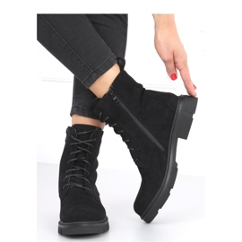 Lucrători cu șireturi Zoe Black - Inello negru 3