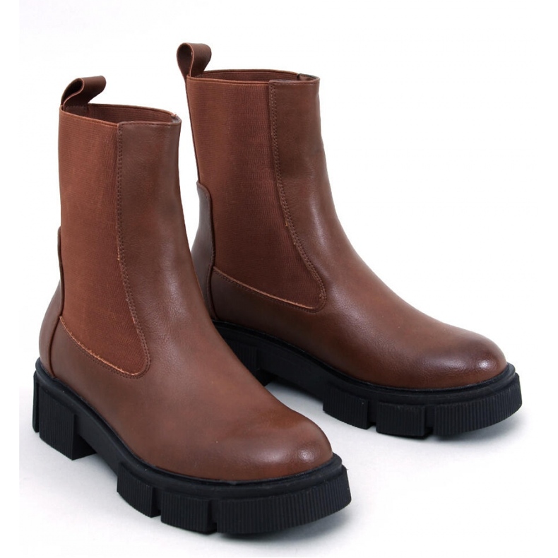 Cizme Chelsea Sneed Camel de damă - Inello maro 1 Cizme Chelsea Sneed Camel de damă - Inello maro 1