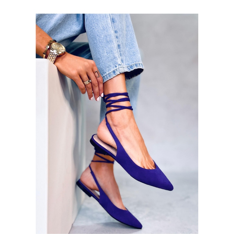 Balerini Dentoni Purple cu sireturi - Inello violet 1 Balerini Dentoni Purple cu sireturi - Inello violet 1