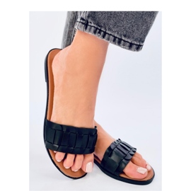 Sandale flip-flops dama Lotts Black - Inello negru 1