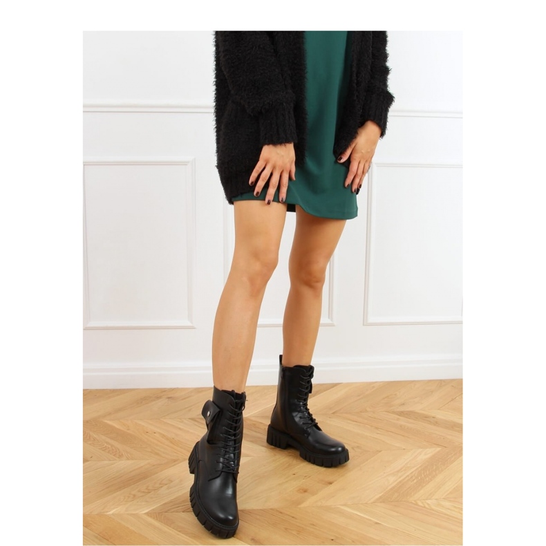 Muncitori negri cu un buzunar UK50P Negru - Inello 2