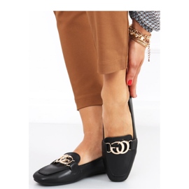 Mocasini dama Elisa Black - Inello negru 1