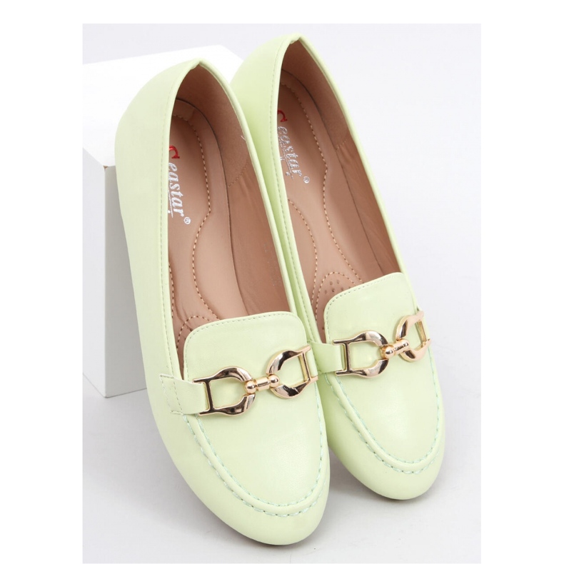 Mocasini de dama Amiya LT.GREEN - Inello verde 1