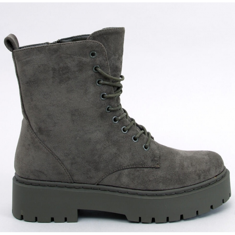 Botine cu platformă cu șireturi Burse Green - Inello verde 1