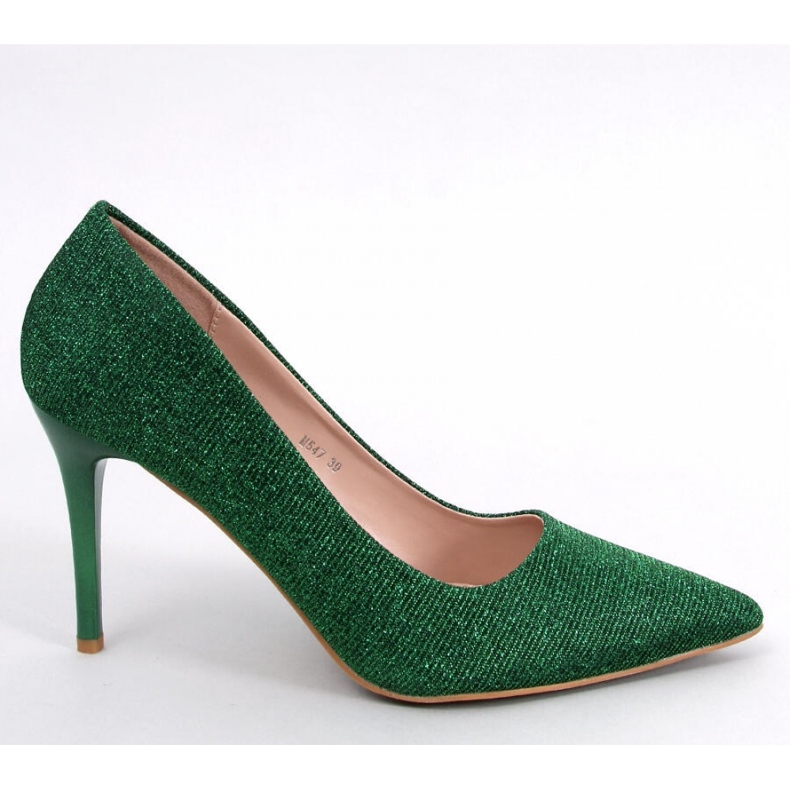 Tocuri înalte Maineri Green iridescente dama - Inello verde 1