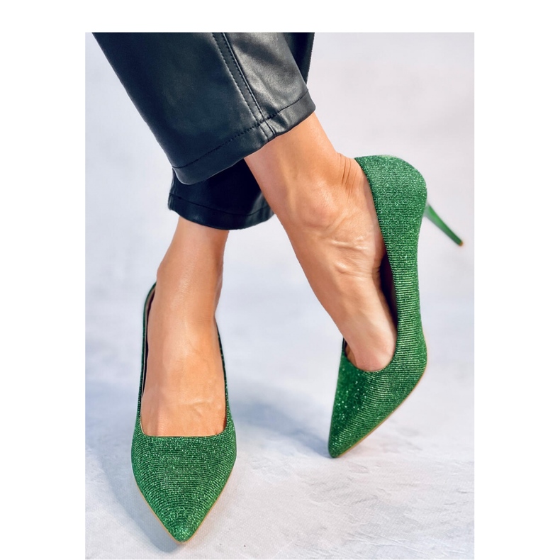 Tocuri înalte Maineri Green iridescente dama - Inello verde 2