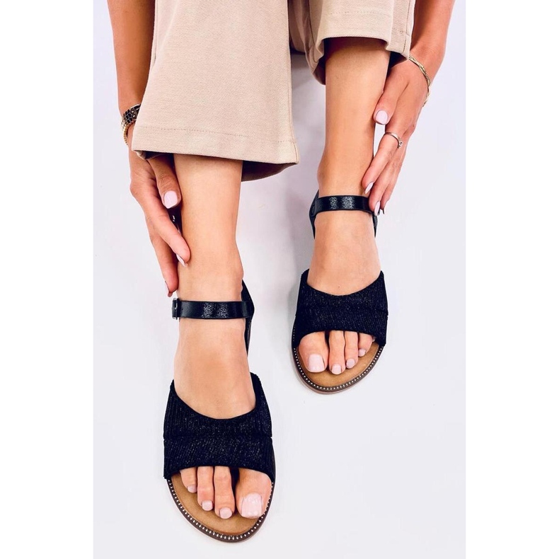 Sandale dama Molllies Black - Inello negru 1 Sandale dama Molllies Black - Inello negru 1