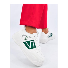 Adidași cu platformă Sterry White Green - Inello verde 1