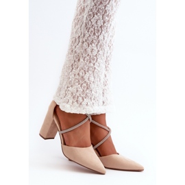 Step in style Pompe Model Lagra QA205P Bej - Pas în stil 1
