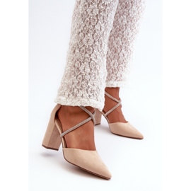 Step in style Pompe Model Lagra QA205P Bej - Pas în stil 2