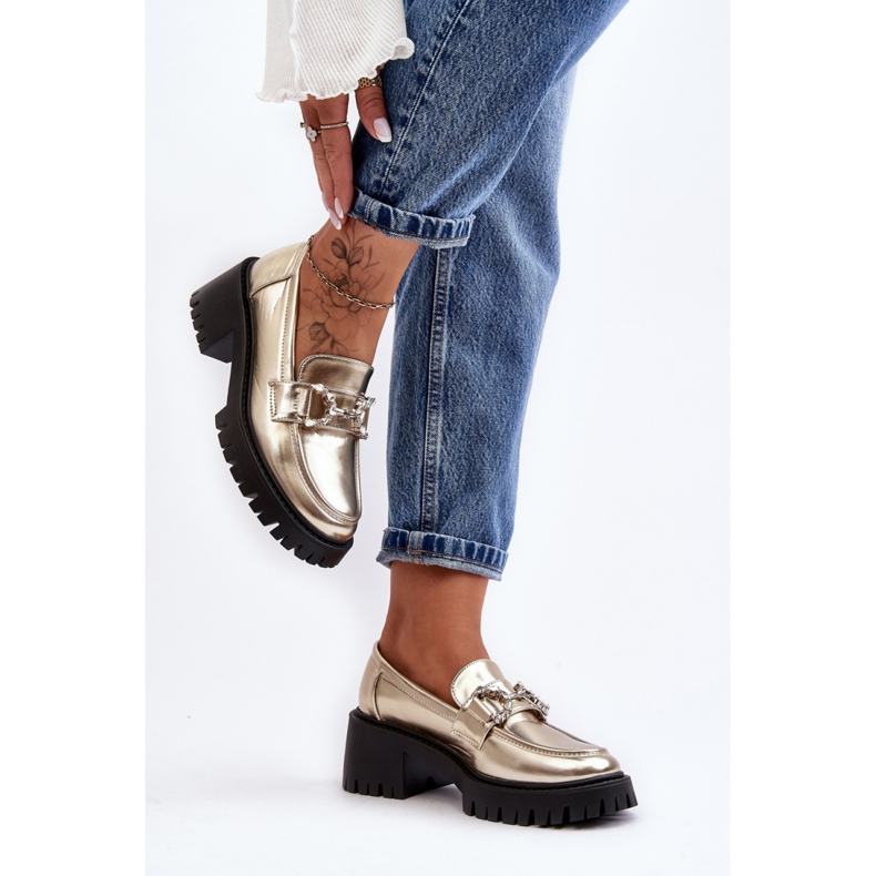 Step in style Pantofi Model Lemmitty 2646-4 Gold - Pas în stil galben 1