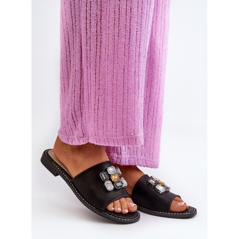 Step in style Sandale Flip-flops Model S.Barski KV27-031 Negru - Pas în stil 1