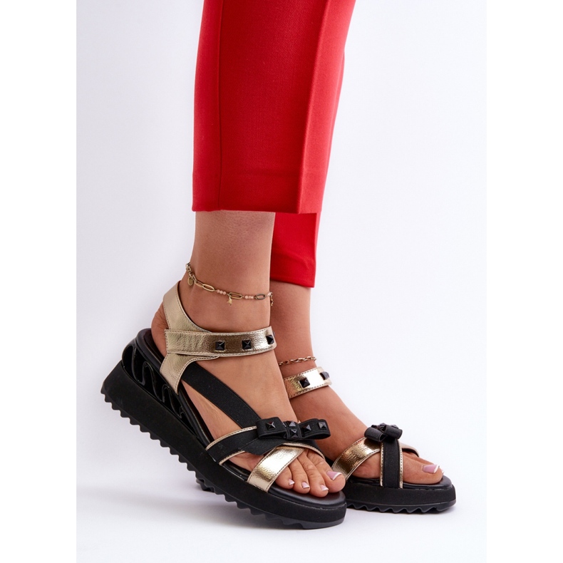 Step in style Sandale Model Da CR956 Gold - Pas în stil galben 1