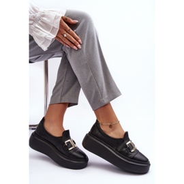 Step in style Pantofi Model Lewski 3398/2 Black - Pas în stil negru 1