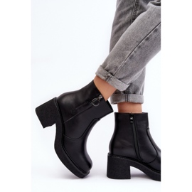 Step in style Cizme Model Romella TR926 Black - Pas in stil negru 2