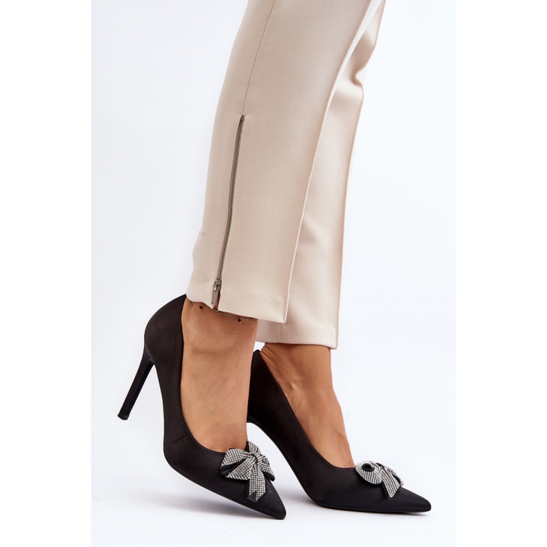 Step in style Tocuri înalte Model Fairine 9563 Black - Pas în stil negru 1