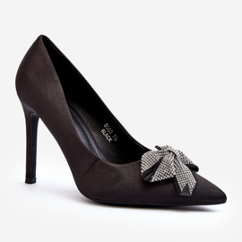 Step in style Tocuri înalte Model Fairine 9563 Black - Pas în stil negru 3